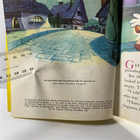 Pinocchio and the Whale Walt Disney VGC 1973 vintage | Ubuy India