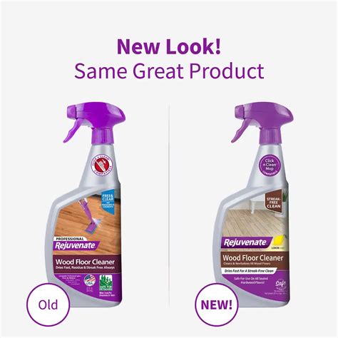 Rejuvenate Wood Floor Cleaner, Cleans and Protects All Sealed Hardwood ...