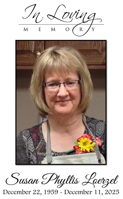 Susan Loerzel Obituary December 11, 2025 - Schoeneberger Funeral ...