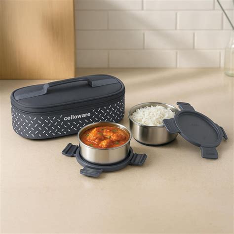Cello MF Fresh Pro S.S Container2x300ml Lunch Box – MGS Online Store