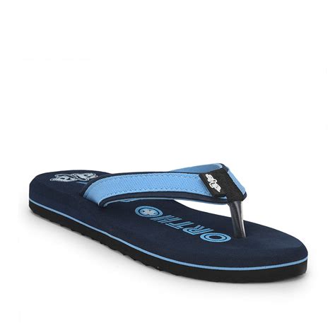 Buy A-HA Casual S. Blue Flip Flop For Men ORTHO-1 By Liberty