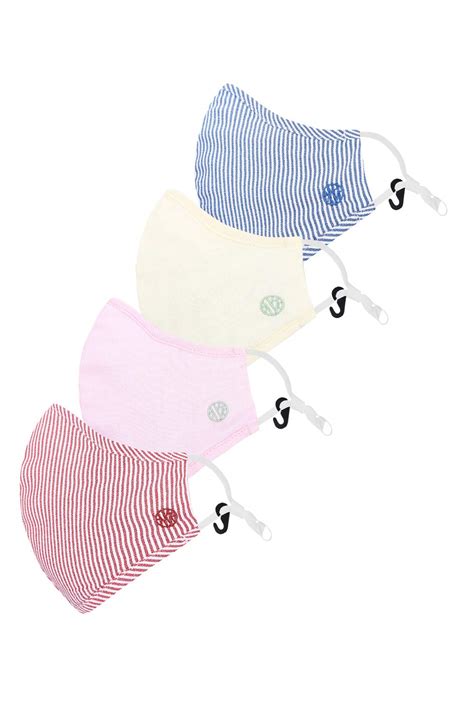 Van Heusen Women's Anti Bacterial Cotton Cloth Face Mask (Pack of 4 ...