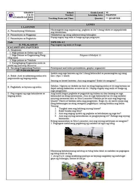 DepEd Learning Program Filipino 的图像结果