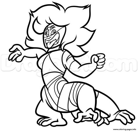 Malachite From Steven Universe Coloring page Printable