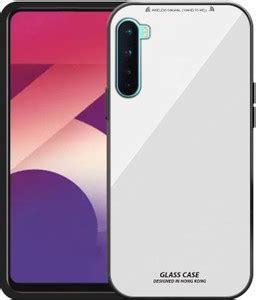 ELEF Back Cover for Oneplus Nord Luxurious Toughened Glass Back ...