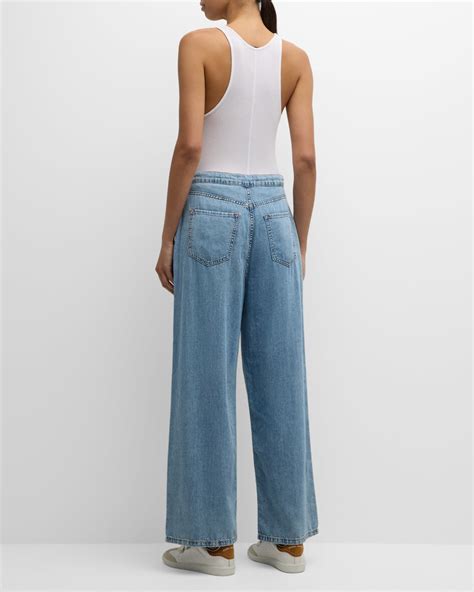 Triarchy Nesta Drawstring Jeans | Neiman Marcus