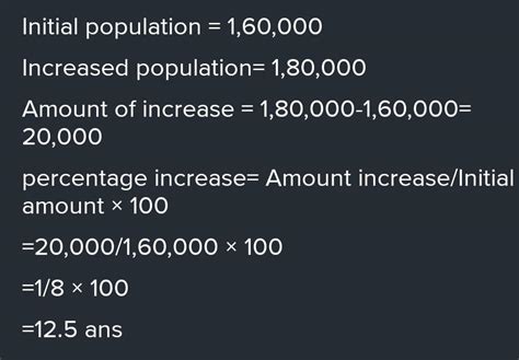 & The population of a town increases from 1,60,000 to 1,80,000 in a ...