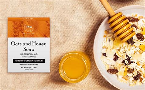 Buy TNW-THE NATURAL WASH Handmade Oats & Honey Moisturizing Soap For ...