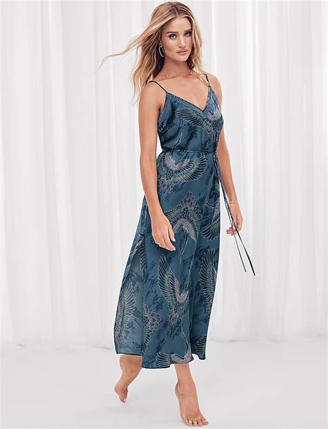 Buy Satin Crane Bird Design Nightdress at Marks & Spencer