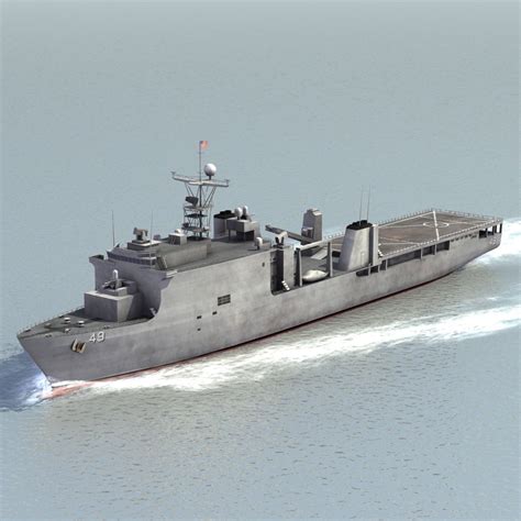 Ferry LSD-49 USS Harpers Modelo 3D $199 - .max .xsi .x .wrl .obj .lwo ...
