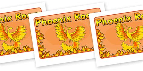 👉 Phoenix Room Sign (teacher made) - Twinkl