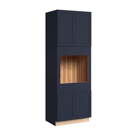 KraftMaid Momentum Deveron 33-in W x 96-in H x 24-in D Midnight Single ...