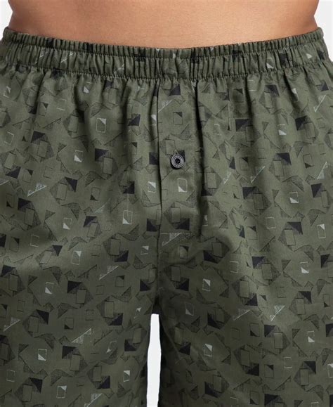 Buy Super Combed Mercerized Cotton Woven Printed Inner Boxers with ...