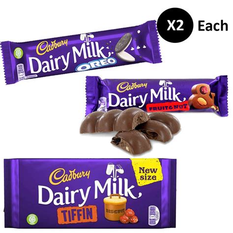 Buy Cadbury Dairy Milk with Oreo + Cadbury Fruit & Nut + Cadbury Dairy ...