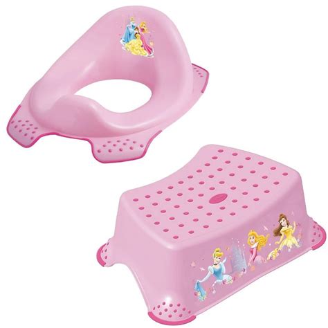 Disney Princess 3 Piece Potty Training Kit - Soft Potty, Folding/Travel ...