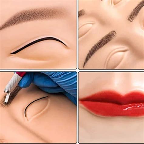 Tattoo 3D Fake Practice Skin with Eyebrow Lips Design – Tattoo Gizmo