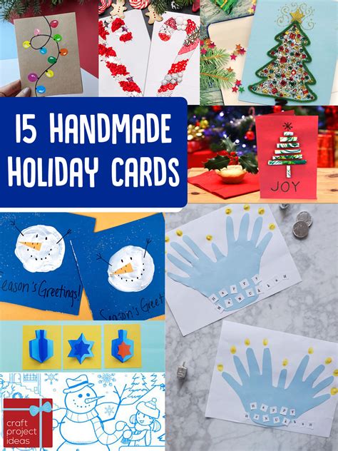 15 Handmade Holiday Cards - Craft Project Ideas
