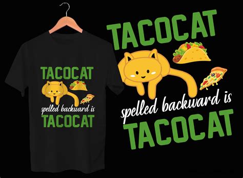 Tacocat Spelled Backward is Tacocat Graphic by tshirtonly · Creative ...