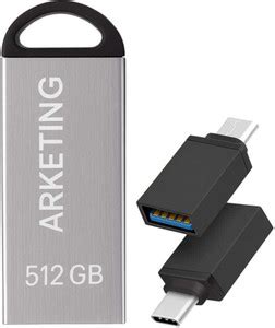 ARKETING A512 512 GB Pen Drive Compatible with Audio Player, Desktop ...