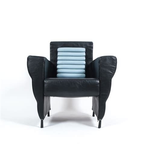 Rare Leather Armchair Flessuosa Busnelli, Italy 1985 – DERIVE