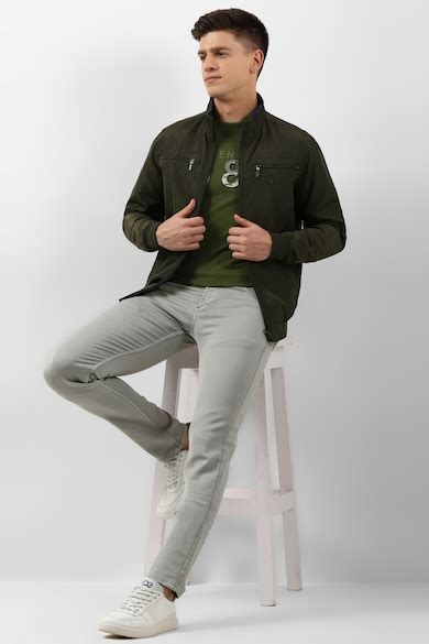 Buy Men Navy Solid Casual Jacket Online - 951767 | Peter England