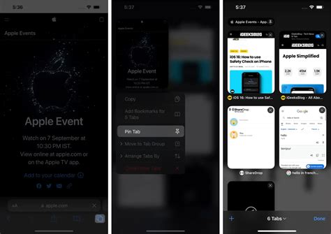 Cómo usar grupos de pestañas en Safari en iPhone, iPad y Mac - 4pmtech ...