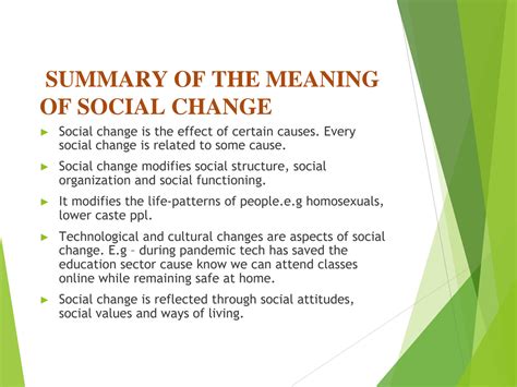 SOLUTION: Social change definition and types - Studypool