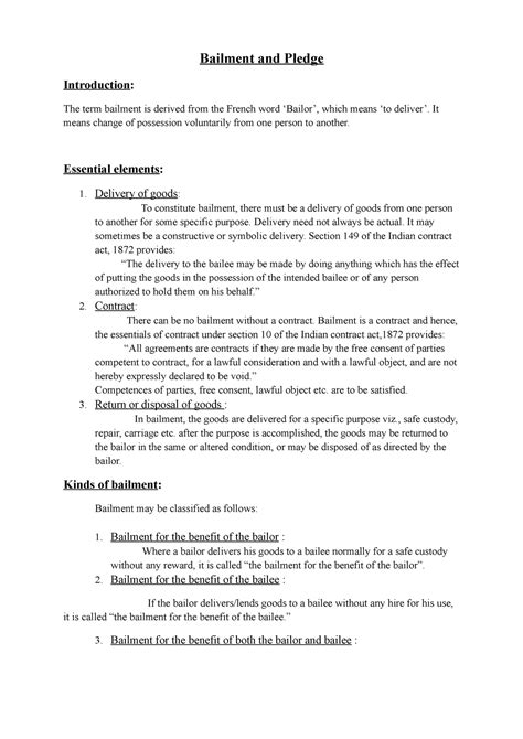 Law of contract - introduction, essential elements, and kinds of ...