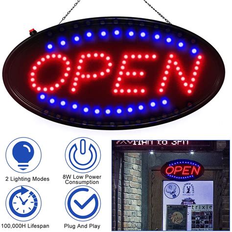 Image result for LED Lighted Open Signs