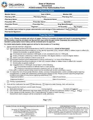 Fillable Online State of Oklahoma SoonerCare Lumakras (Sotorasib) Prior ...