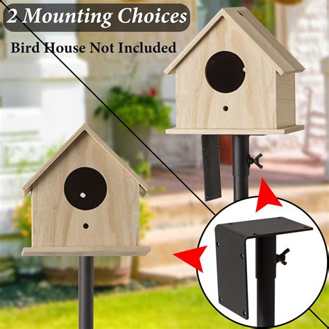 Snapklik.com : Bird House Pole, Adjustable Post Height Birdhouse Pole ...