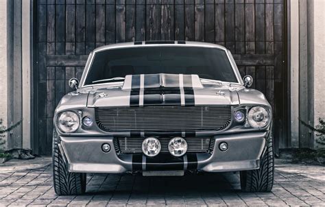 Wallpaper Mustang, Ford, Shelby, GT500, Eleanor, Muscle car, Silver for ...