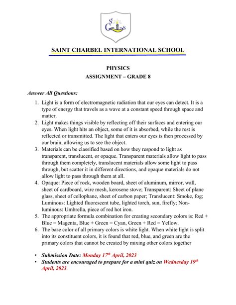 8th Science Assignment 的图像结果