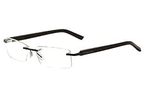 TAG Heuer Trends Rubber 8109 Eyeglasses 001 Black 56 mm Black : Amazon ...