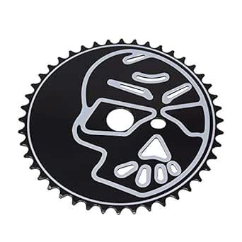 Fenix Fenix Skull Head Bike Sprocket/Chainring, 44T 1/2 X 1/8 Black ...