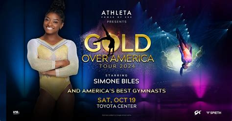 Athleta Presents Gold Over America Tour 2024 Starring Simone Biles ...