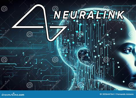 Neuralink. Elon Musk Artificial Intelligence Stock Photo - Image of ...