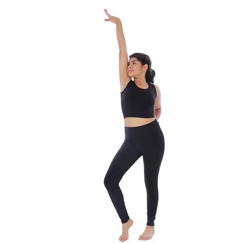 Women Full length Leggings with side Pockets for Gymnastics - IKAANYA