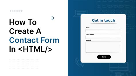 Image result for How Create a Contact Page in HTML