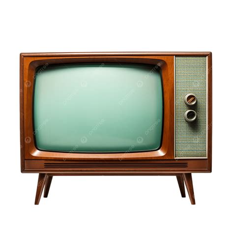 Vintage Tv White Background, Vintage Tv, White Background PNG ...