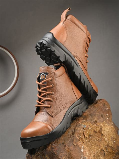 Eego Italy Genuine Leather Police Boots