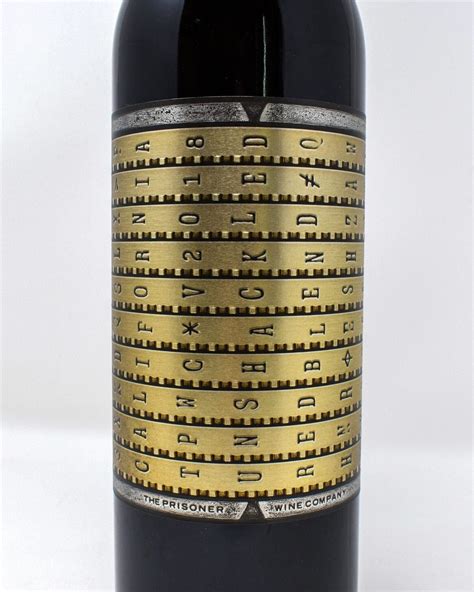 The Prisoner Wine Company "Unshackled", Red Blend, California, 2018 ...