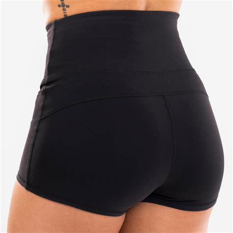 Women’s Modern Dance High-Waisted Shorts - Smoked black - Starever ...