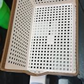 Nayasa Frill No. 1 Plastic Fruit Basket (Peach and Brown, Small ...
