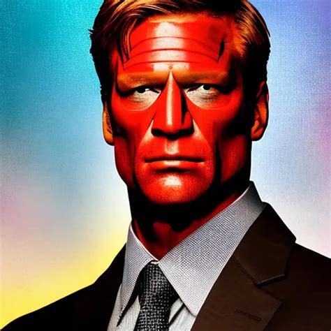 Portrait of Aaron Eckhart as Harvey Dent as Two-Face... | OpenArt