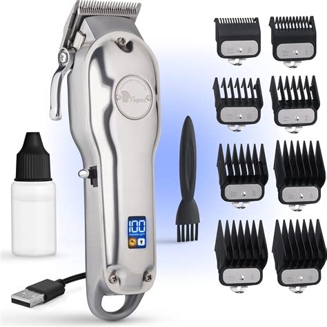 Fagaci Professional Hair Clippers with Extremely Fine Cutting, Cordless ...