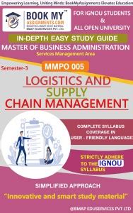 IGNOU MMPO 005 Logistics and Supply Chain Management Study Material (In ...