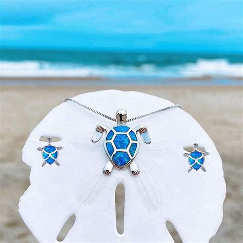 Opal Sea Turtle Jewelry Set – Matilda&Milo Jewels