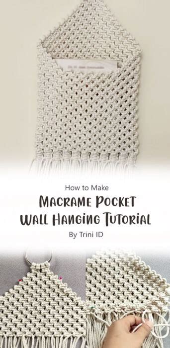 Image result for Tutorial Macrame Pocket Wall