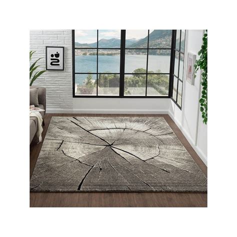 Buy OBSESSIONS Anti-Static Machine Made Abstract Carpet, Brown & Rust ...